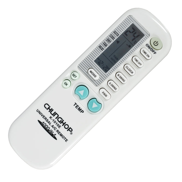 Control remoto universal de aire acondicionado Chunghop (K-1010E), K-1010E