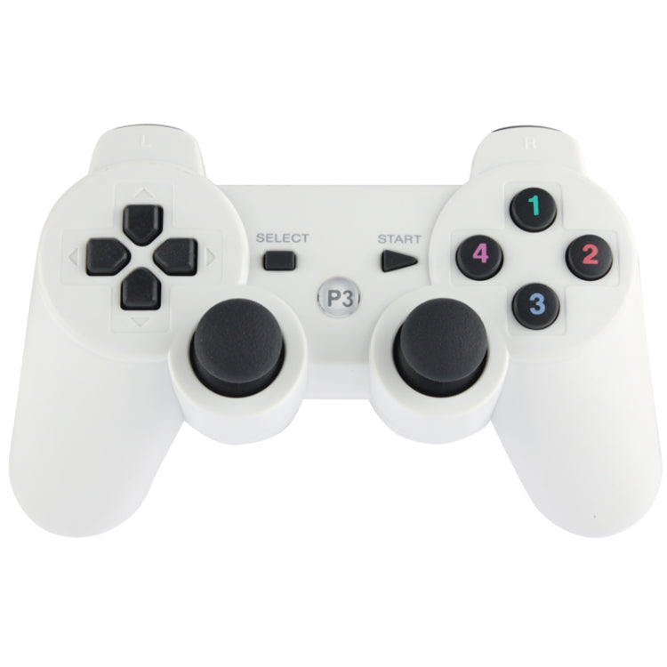 Controlador inalámbrico Double Shock III, Manette Sans Fil Double Shock III para Sony PS3, tiene acción de vibración (con logo)