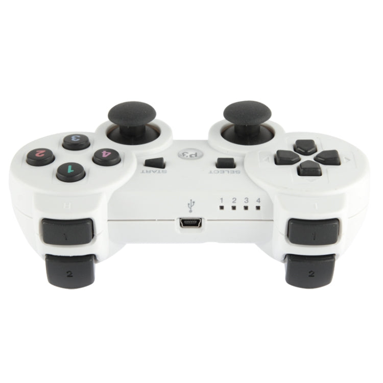 Controlador inalámbrico Double Shock III, Manette Sans Fil Double Shock III para Sony PS3, tiene acción de vibración (con logo)