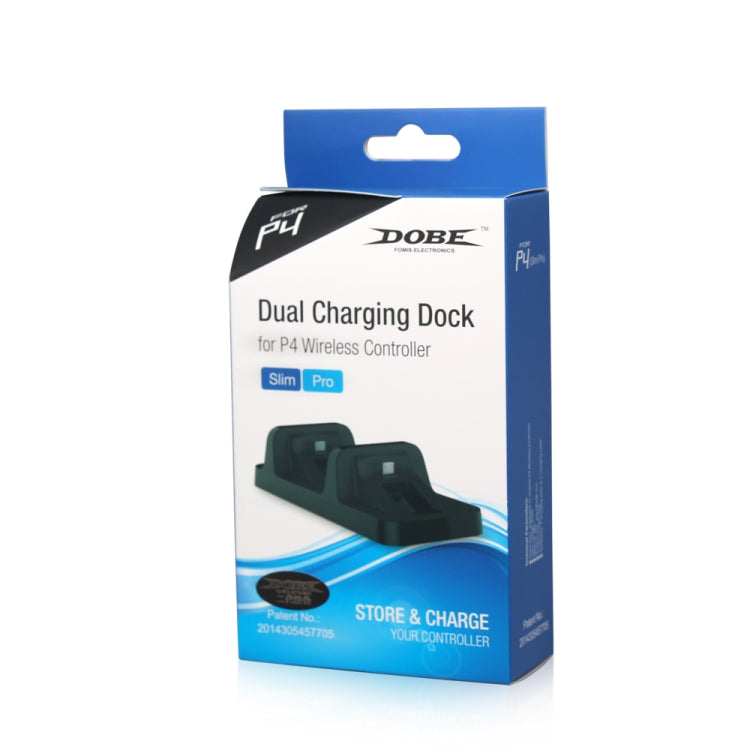 Estación de acoplamiento de carga dual USB DOBE para controlador inalámbrico PS4 (TP4-002), TP4-002