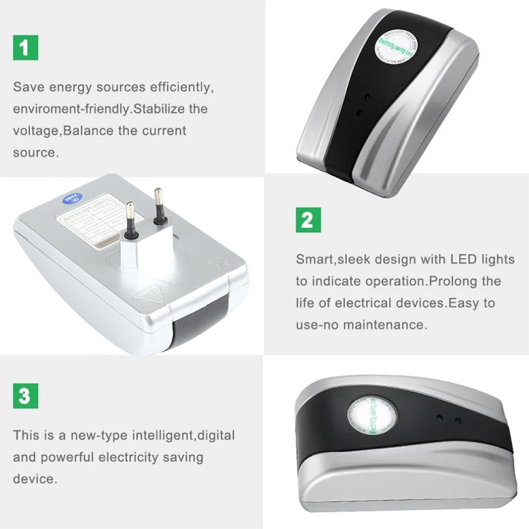 SD-001 Equipo de ahorro de energía digital súper inteligente, carga útil: enchufe de la UE de 18000 W