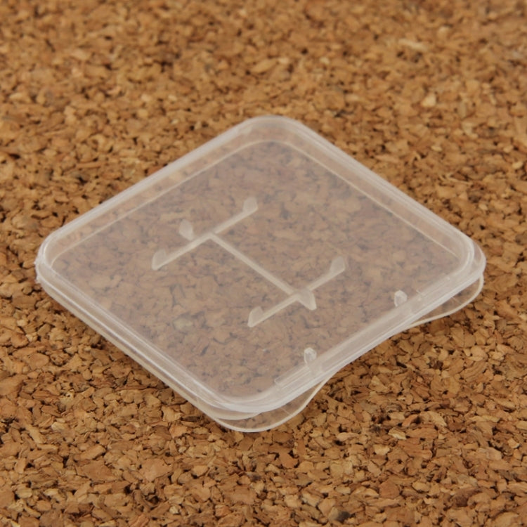 Caja de tarjetas de almacenamiento de plástico transparente de 100 piezas para tarjeta Micro SD (tarjeta TF), TF Card