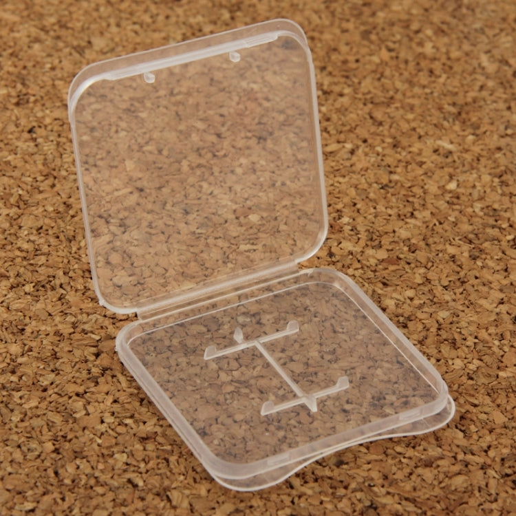 Caja de tarjetas de almacenamiento de plástico transparente de 100 piezas para tarjeta Micro SD (tarjeta TF), TF Card