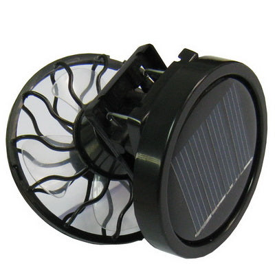 Mini ventilador portátil de refrigeración de viaje con celda de energía solar con clip
