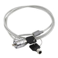 Cable de cadena de bloqueo de seguridad con llave de escritorio para computadora portátil, computadora portátil, antirrobo, longitud: aproximadamente 1,2 m, Length: 1.2m