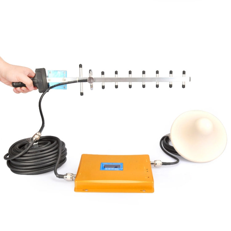 Amplificador de señal / repetidor de señal móvil LED DCS 1800MHz con antena Yagi, LED Booster