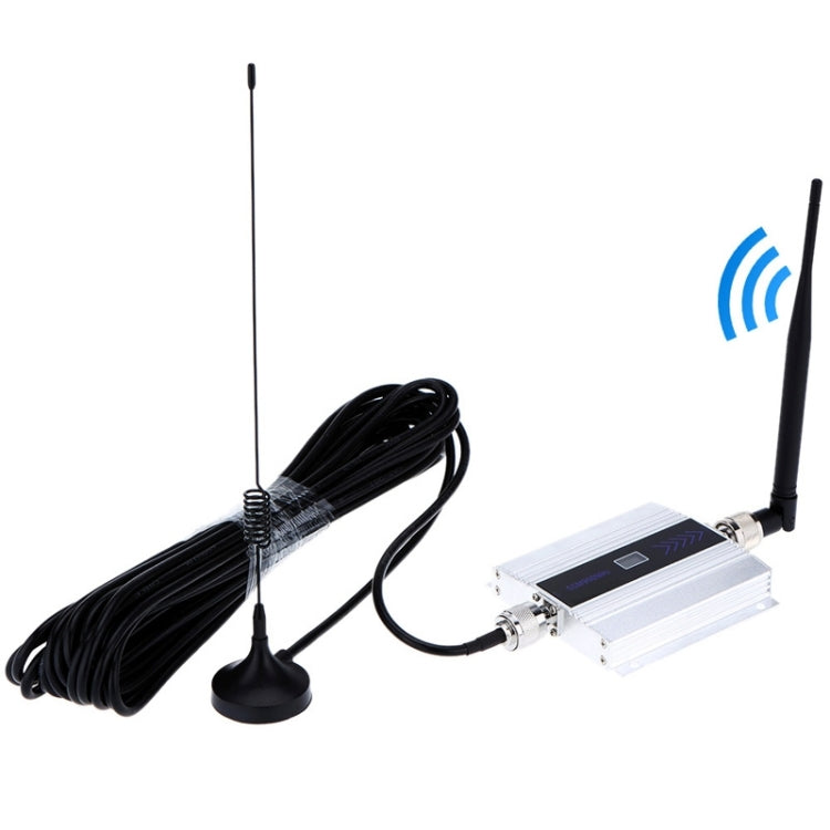 Mini repetidor de señal LCD para teléfono móvil GSM 900MHz con antena de ventosa, GSM 900MHz