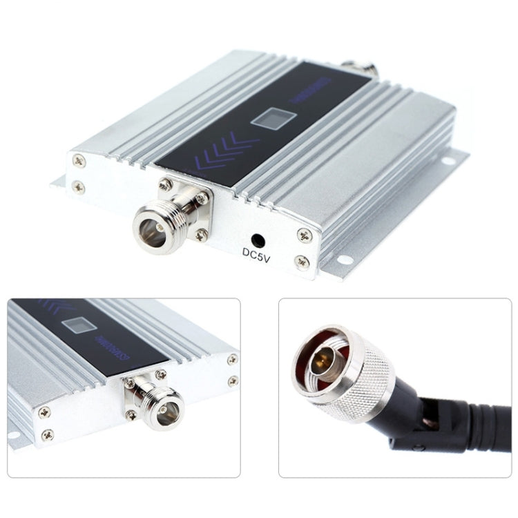 Mini repetidor de señal LCD para teléfono móvil GSM 900MHz con antena de ventosa, GSM 900MHz