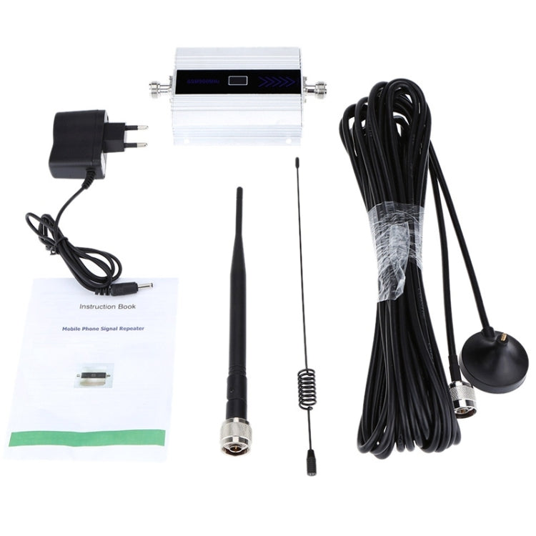 Mini repetidor de señal LCD para teléfono móvil GSM 900MHz con antena de ventosa, GSM 900MHz