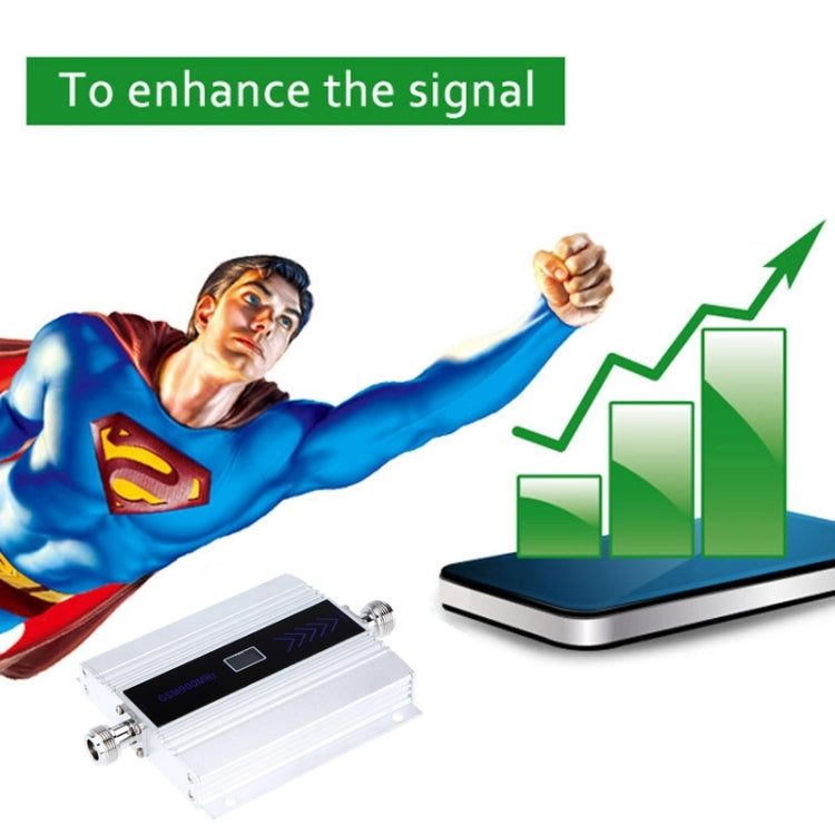 Mini repetidor de señal LCD para teléfono móvil GSM 900MHz con antena de ventosa, GSM 900MHz