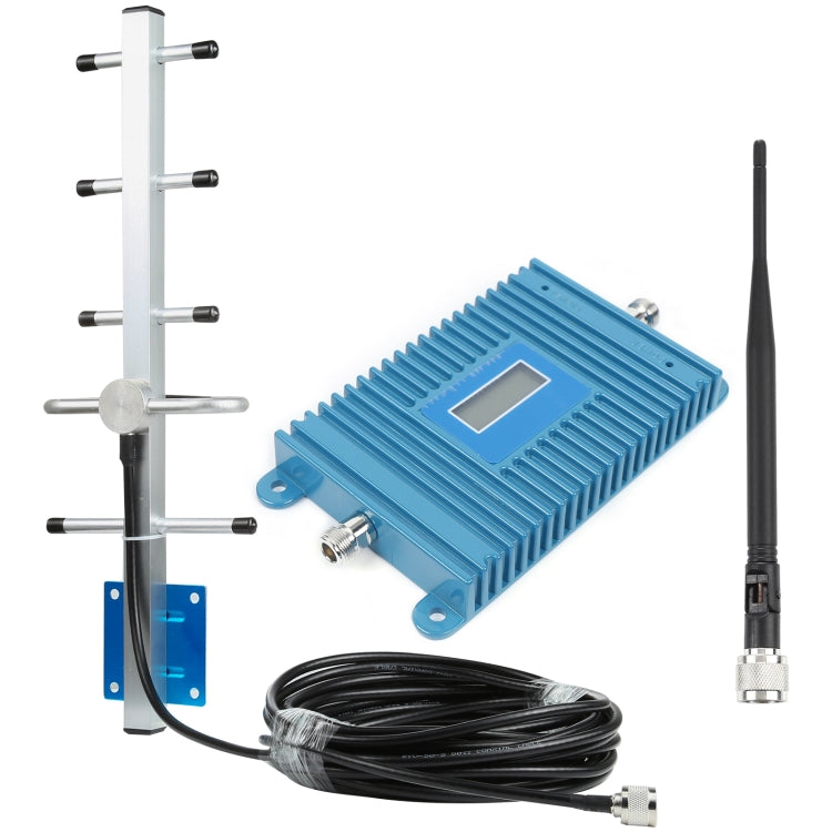 Amplificador repetidor de señal de teléfono celular GSM 900 con pantalla + antena (Cobertura: 150 metros cuadrados alrededor), GSM 900