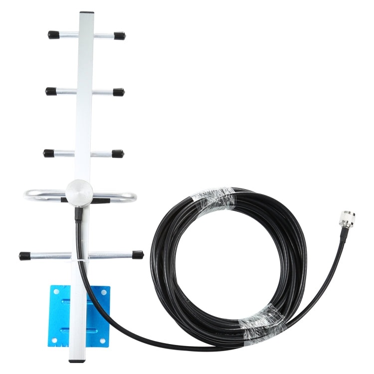 Amplificador repetidor de señal de teléfono celular GSM 900 con pantalla + antena (Cobertura: 150 metros cuadrados alrededor), GSM 900