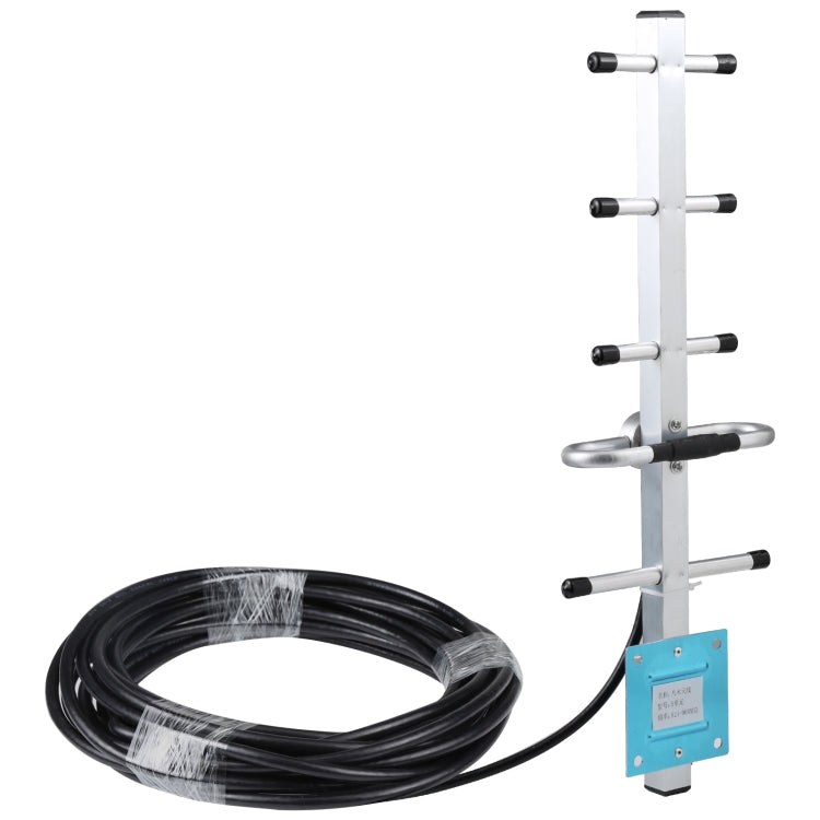 Antena Yagi GSM 824-960MHZ Conector macho N de 12 dBi, Longitud del cable: 15 m, 824-960MHZ, N Male connector