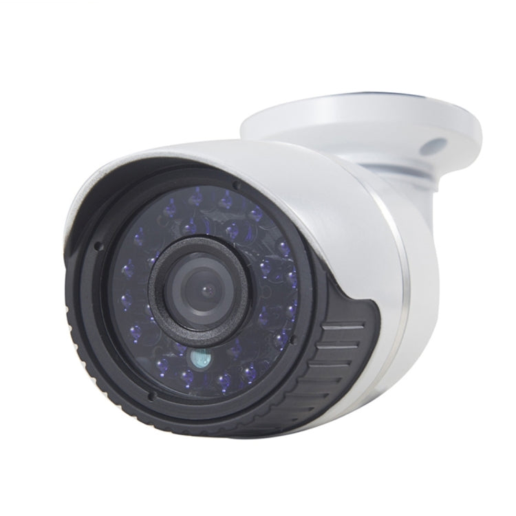 Kit NVR de cámara IP tipo bala de 4 canales H.264 720P HD, visión nocturna IR de 30 m, entrada de vídeo/audio compatible, 4CH H.264 720P