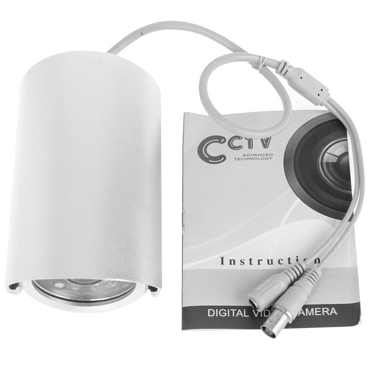 Cámara de video CCD en color LED y resistente al agua con matriz de lentes fijas de 6 mm Sony 420TVL de 1 / 3 pulgadas sin soporte, distancia IR: 25 m, VW-8426