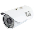 Cámara infrarroja en color de material metálico con lente CMOS 420TVL de 6 mm con 36 LED, distancia IR: 20 m, CMOS 103060 36LED