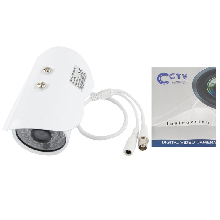 Cámara infrarroja en color de material metálico con lente CMOS 420TVL de 6 mm con 36 LED, distancia IR: 20 m, CMOS 103060 36LED