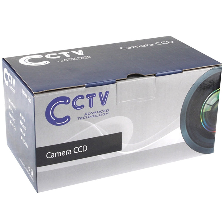 Cámara infrarroja en color de material metálico con lente CMOS 420TVL de 6 mm con 36 LED, distancia IR: 20 m, CMOS 103060 36LED