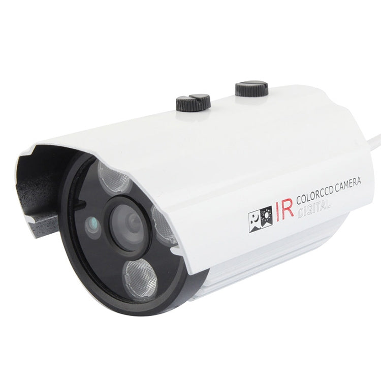 CMOS 420TVL Lente de 6 mm Matriz de material metálico Cámara infrarroja en color LED con 3 LED, Distancia IR: 20 m, CMOS 103060 3LED