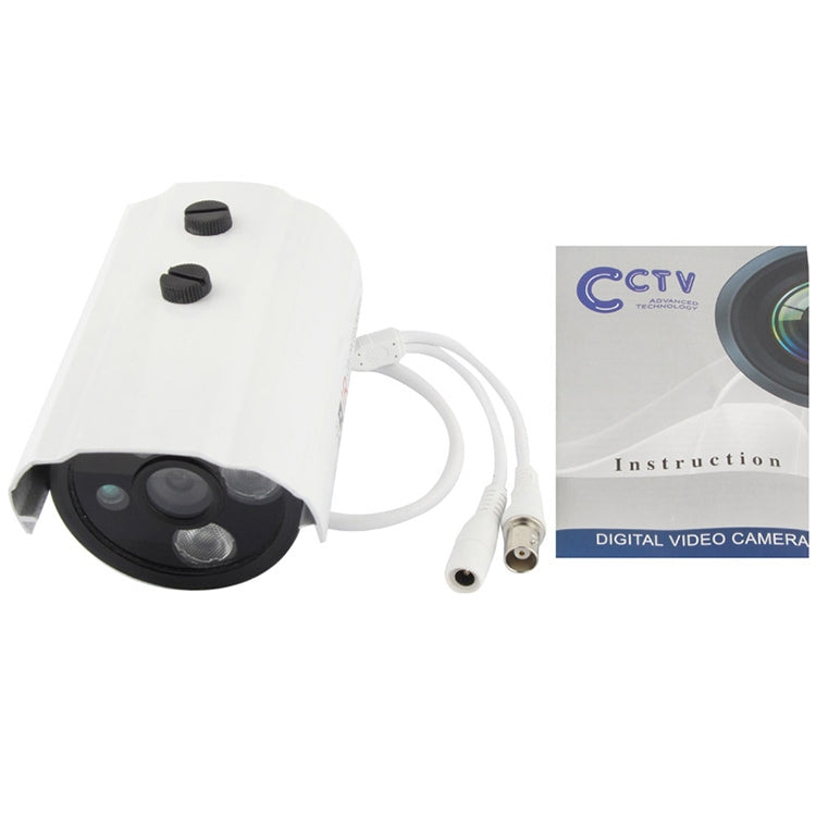 CMOS 420TVL Lente de 6 mm Matriz de material metálico Cámara infrarroja en color LED con 3 LED, Distancia IR: 20 m, CMOS 103060 3LED
