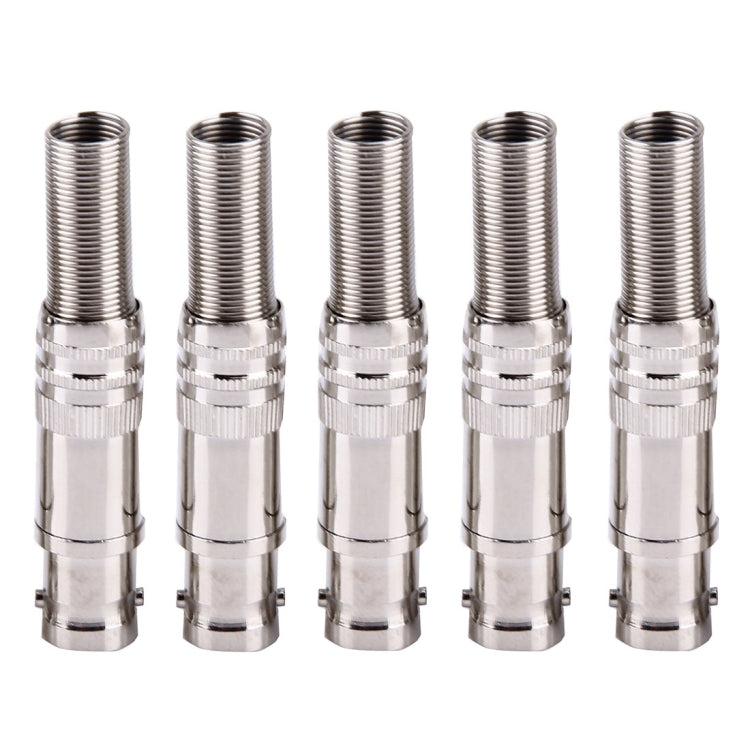 Conector BNC hembra recto de 5 piezas para DVR / cable, Female BNC Connector