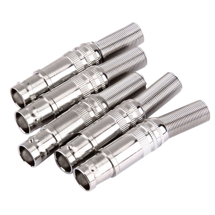 Conector BNC hembra recto de 5 piezas para DVR / cable, Female BNC Connector