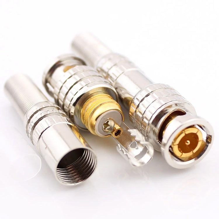 Conector BNC macho a hembra de soldadura sin cobre de 5 piezas, BNC Male to Female