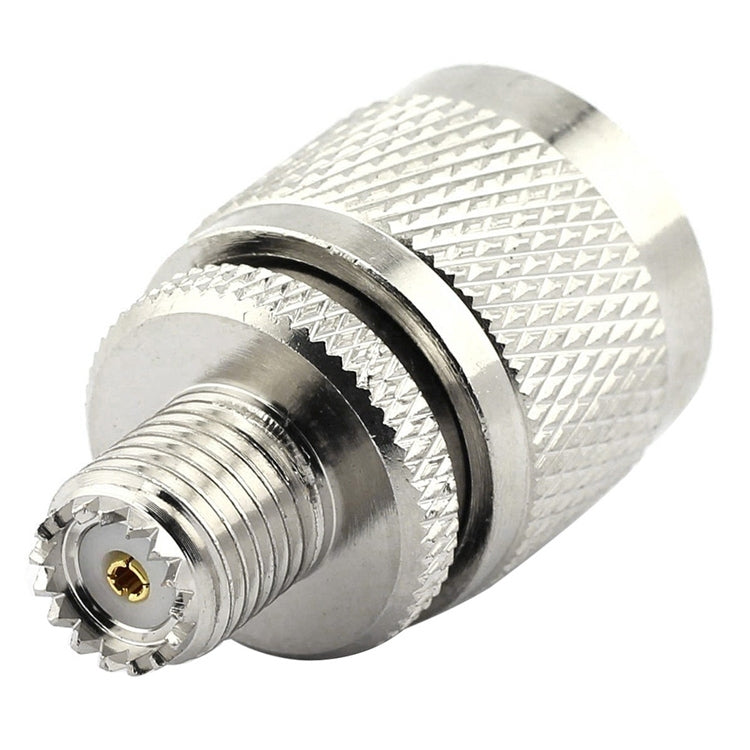 Adaptador Coaxial RF de conector UHF macho a Mini UHF hembra, UHF Male to Mini UHF Female