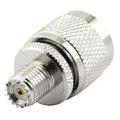 Adaptador Coaxial RF de conector UHF macho a Mini UHF hembra, UHF Male to Mini UHF Female