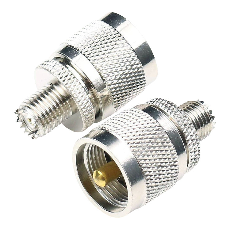 Adaptador Coaxial RF de conector UHF macho a Mini UHF hembra, UHF Male to Mini UHF Female