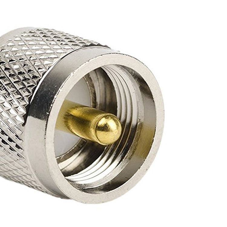Adaptador coaxial RF de conector UHF macho a SMA hembra, UHF Male to SMA Female
