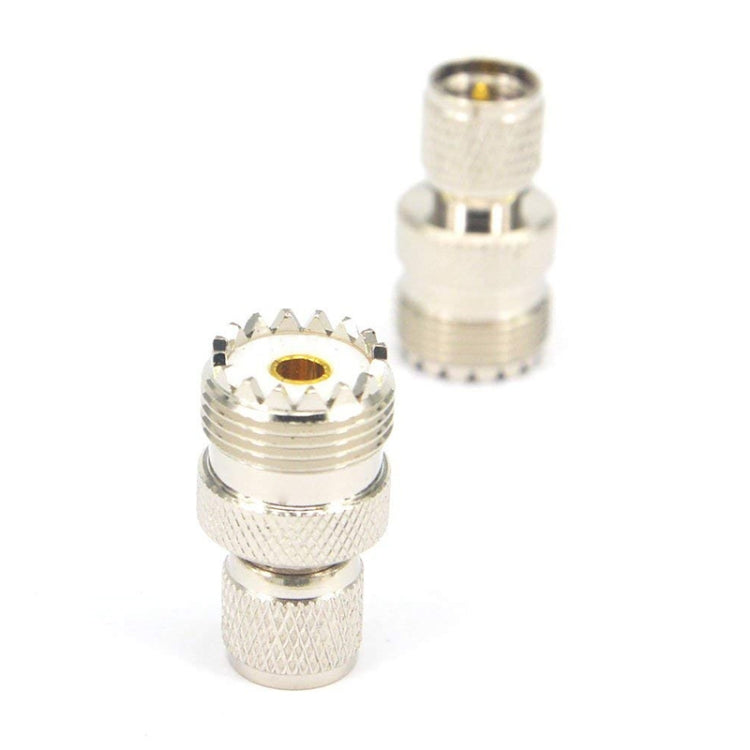 Mini UHF macho a UHF conector hembra Adaptador Coaxial RF, UHF Male to UHF Female