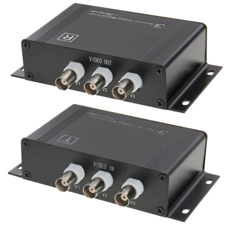Transmisor y Receptor Multiplexor de 3 Canales