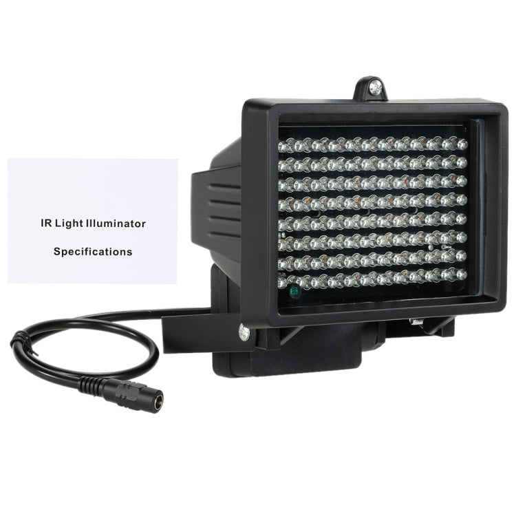 Luz auxiliar de 96 LED para cámara CCD, Distancia IR: 100 m (ZT-496WF), Tamaño: 13x16,8x11 cm
