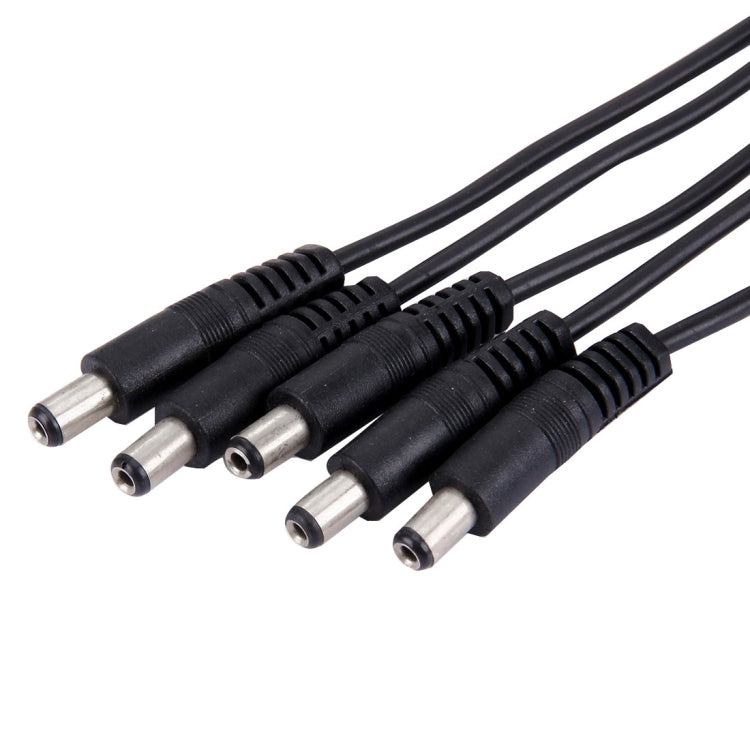 1 conector hembra a 5 macho Cable de alimentación CC de 5,5 x 2,1 mm