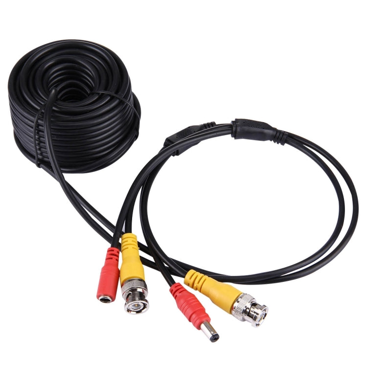 Cable CCTV, Cable de alimentación de vídeo, Cable coaxial RG59, Longitud: 10 m