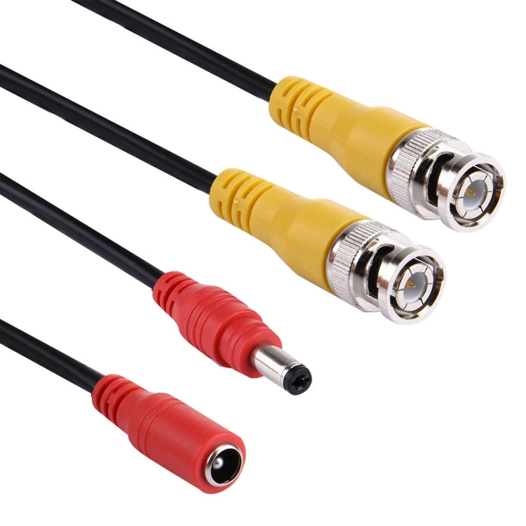 Cable CCTV, Cable de alimentación de vídeo, Cable coaxial RG59, Longitud: 10 m