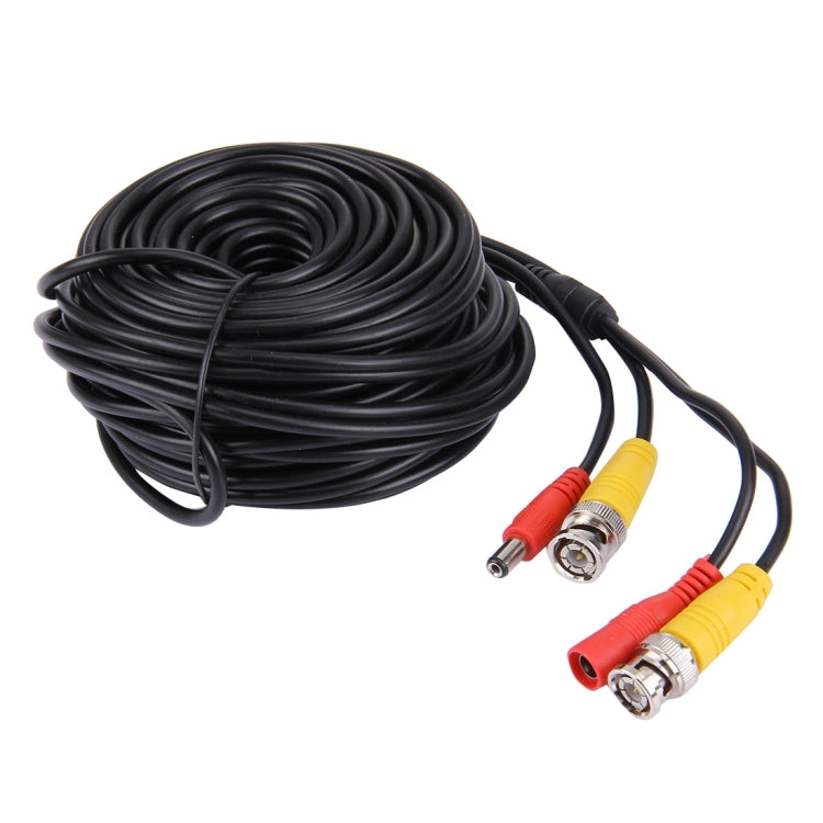 Cable CCTV, Cable de alimentación de vídeo, Cable coaxial RG59, Longitud: 20 m