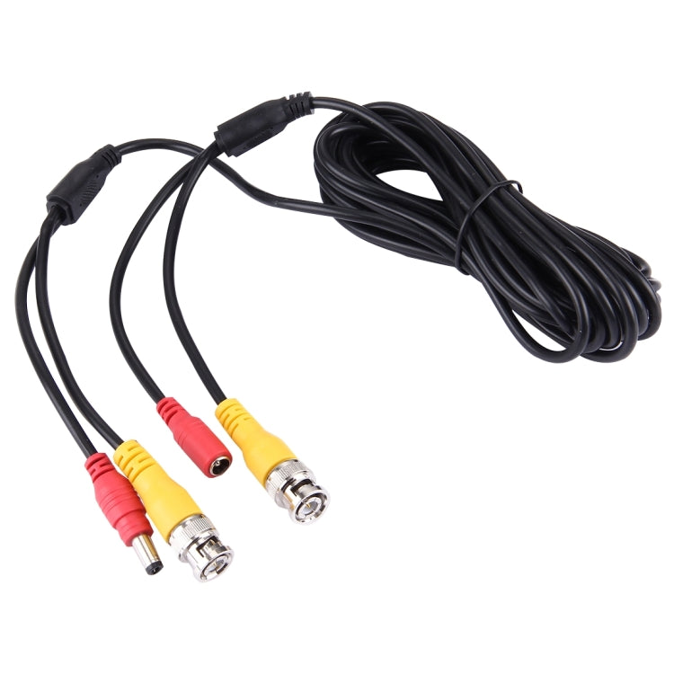 Cable CCTV, Cable de alimentación de vídeo, Cable coaxial RG59, Longitud: 5 m