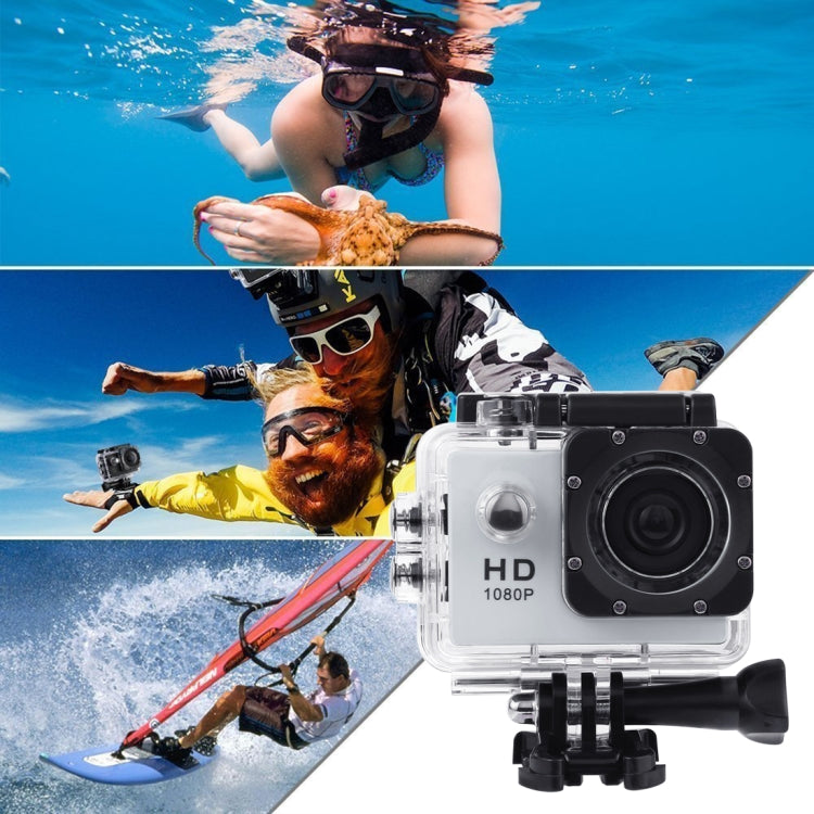 Videocámara deportiva SJ4000 Full HD 1080P LCD de 1,5 pulgadas con estuche impermeable, sensor CMOS de 12,0 megas, resistente al agua hasta 30 m