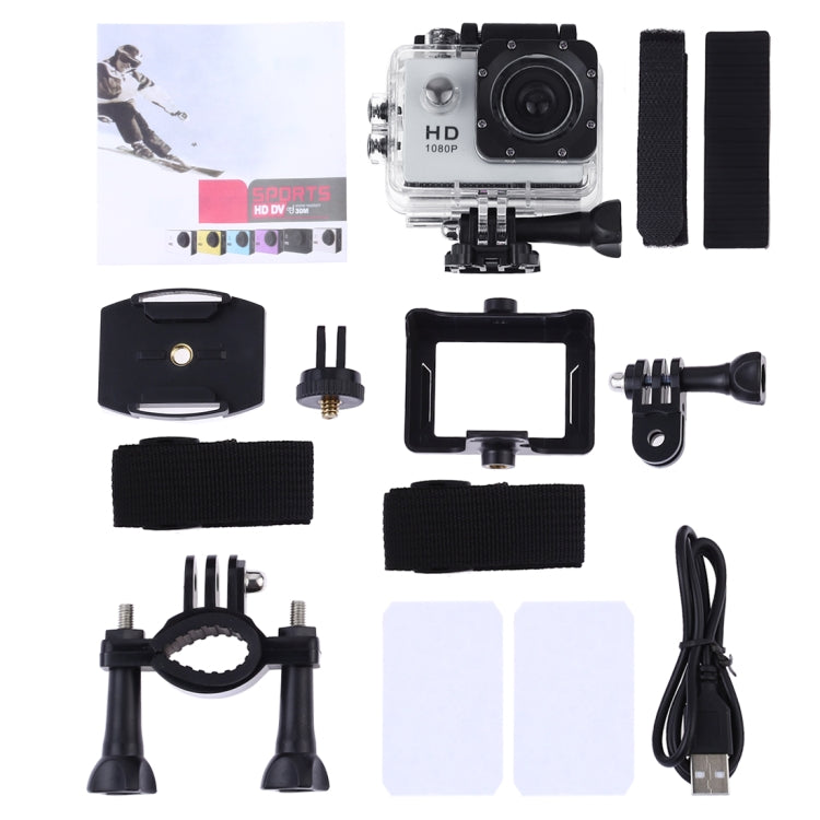 Videocámara deportiva SJ4000 Full HD 1080P LCD de 1,5 pulgadas con estuche impermeable, sensor CMOS de 12,0 megas, resistente al agua hasta 30 m