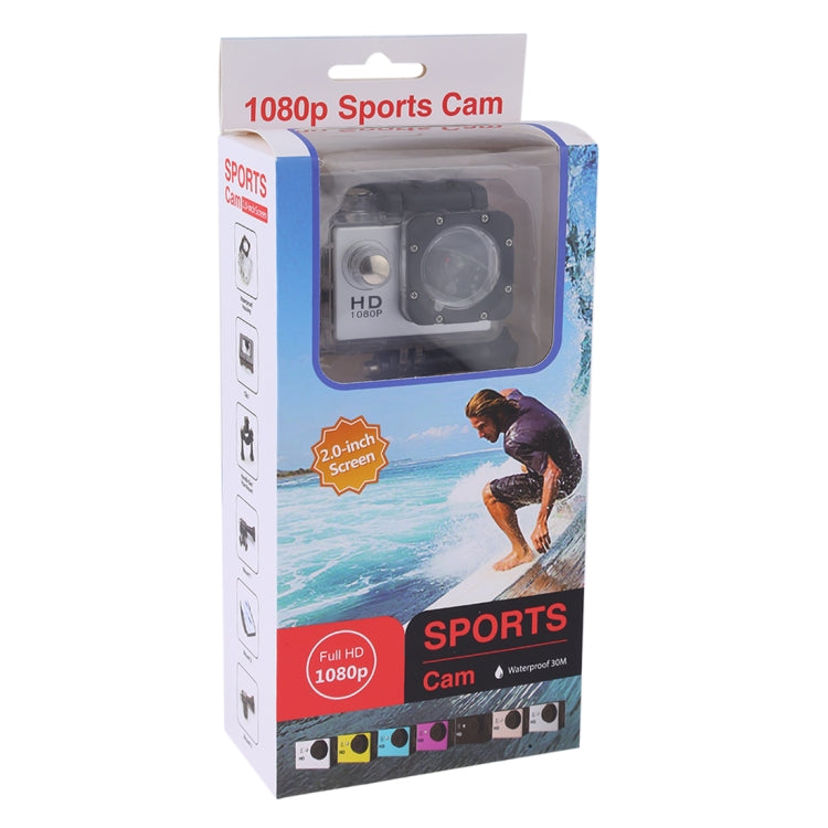 Videocámara deportiva SJ4000 Full HD 1080P LCD de 1,5 pulgadas con estuche impermeable, sensor CMOS de 12,0 megas, resistente al agua hasta 30 m