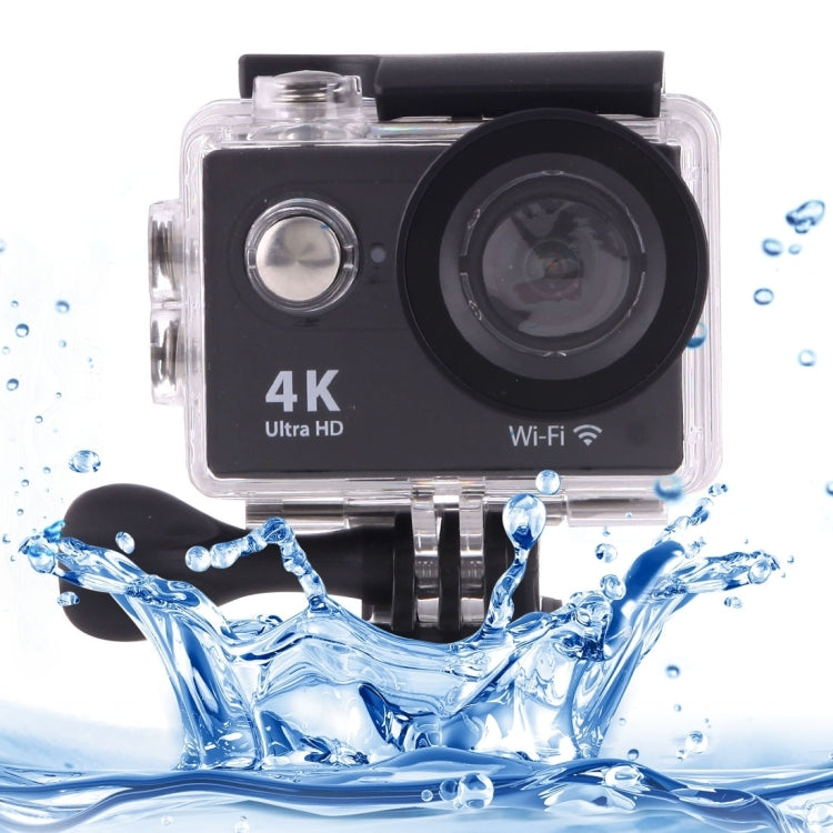 H9 4K Ultra HD1080P 12MP Cámara deportiva WiFi con pantalla LCD de 2 pulgadas, lente gran angular de 170 grados, resistente al agua hasta 30 m, H9 4K (Yellow), H9 4K (White), H9 4K (Silver), H9 4K (Blue), H9 4K (Gold), H9 4K (Pink), H9 4K (Black)