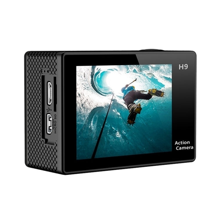H9 4K Ultra HD1080P 12MP Cámara deportiva WiFi con pantalla LCD de 2 pulgadas, lente gran angular de 170 grados, resistente al agua hasta 30 m, H9 4K (Yellow), H9 4K (White), H9 4K (Silver), H9 4K (Blue), H9 4K (Gold), H9 4K (Pink), H9 4K (Black)