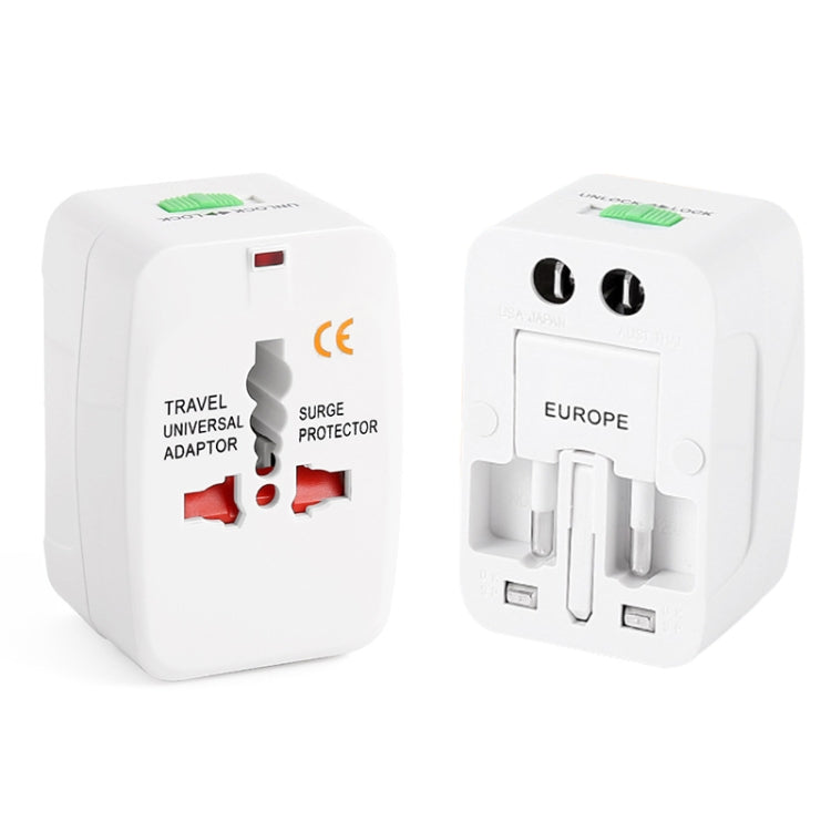 Adaptador de viaje universal mundial todo en 1 (UE + AU + Reino Unido + EE. UU.), Travel Adaptor