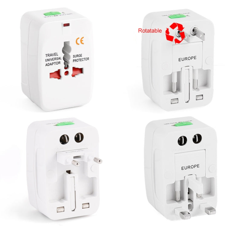 Adaptador de viaje universal mundial todo en 1 (UE + AU + Reino Unido + EE. UU.), Travel Adaptor