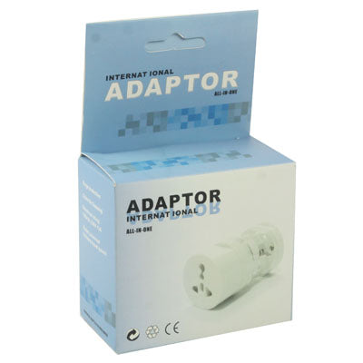 Adaptador universal de viaje con enchufe todo en 1 UE + AU + Reino Unido + EE. UU.