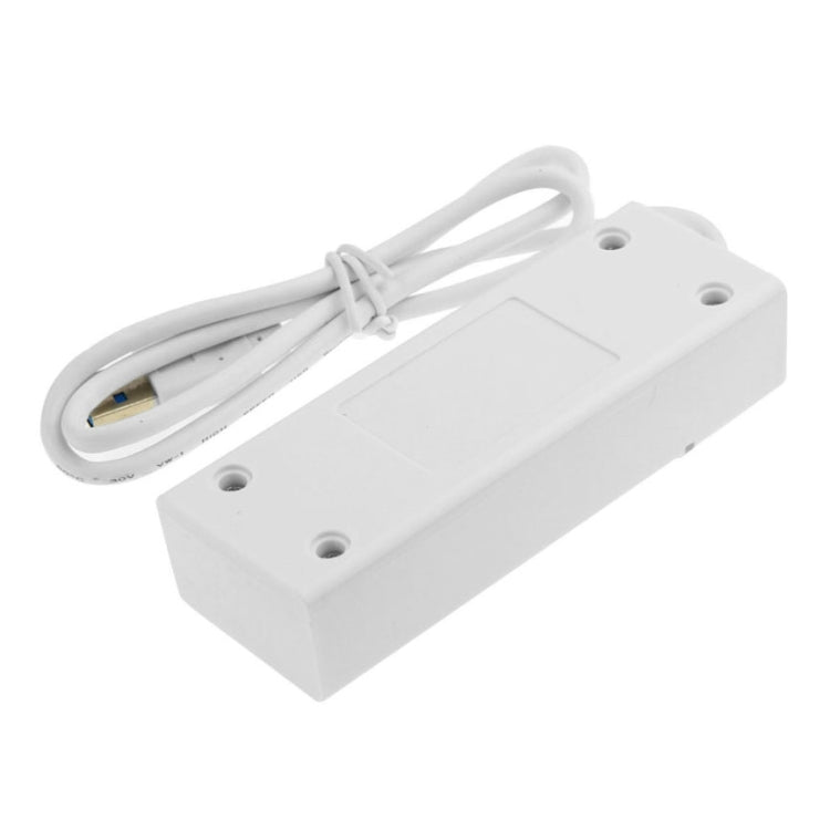 Divisor de concentrador USB 3.0 de 4 puertos con LED, súper velocidad 5 Gbps, BYL-P104, USB 3.0 (White), USB 3.0 (Black)