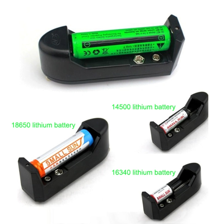 Cargador de CA universal para batería 16340/10440/14500/18650 de 9 V (enchufe estadounidense)