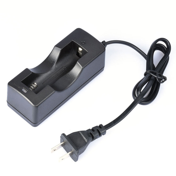 Cargador de batería para 18650, salida: 4,2 V/650 mA, enchufe de EE. UU., 650mA with cable